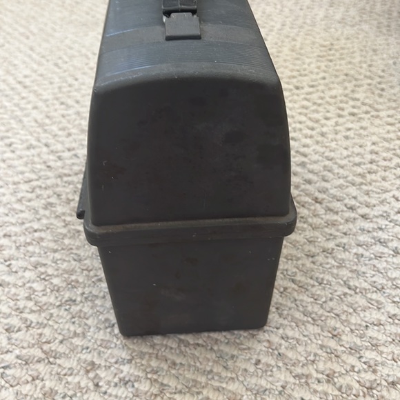 Vintage Gray Domed Lunch Bucket Aladdin Lunch Pail, Plastic Decorative, Storage - Picture 13 of 16